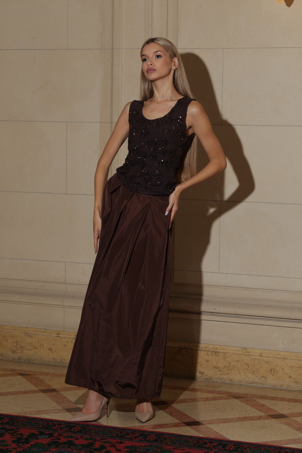 The Brown Maxi Skirt